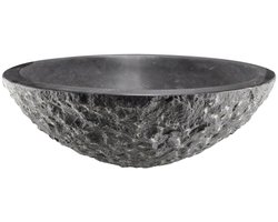 Wiesbaden B-Stone Hamerslag Opzetwastafel - 42 cm.