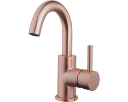 Wiesbaden Caral Draaibare Wastafel kraan - Geborsteld Brons Koper