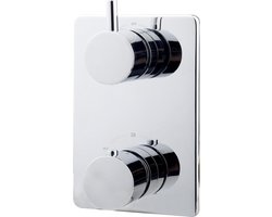 Wiesbaden Caral Inbouw Douchekraan Afbouwset 2-Weg - Chroom