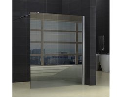 Wiesbaden Comfort Inloopdouche 130 x 200 cm - Helder Glas Chroom