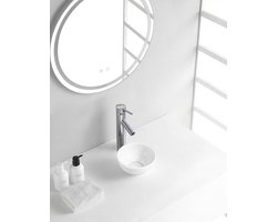 Wiesbaden Consilio Opzetwaskom 20 x 20 x 9 cm. - Wit