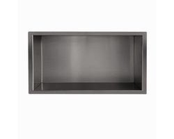 Wiesbaden Demis Inbouwnis 30 x 60 x 10 cm - Gunmetal