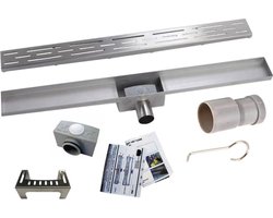 Wiesbaden Eco RVS Douchegoot 70 cm.