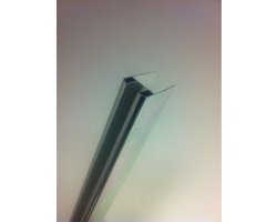 Wiesbaden Glasprofiel Voor Muurprofiel Glasdikte 10mm Lengte 200cm Chroom
