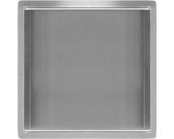 Wiesbaden Inbouwnis 30 x 30 x 10 RVS - Praktische opbergruimte voor je badkamer