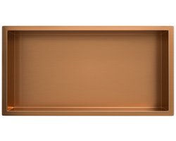 Wiesbaden - Inbouwnis 30 x 60 x 7 cm - Geborsteld Brons Koper