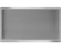 Wiesbaden Inbouwnis RVS - 30 x 60 x 10 - Stijlvolle en praktische opbergruimte voor je badkamer