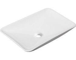 Wiesbaden Karé opzetwastafel 58x36x11.5cm wit