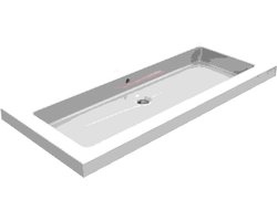 Wiesbaden Keramische Meubelwastafel - 100 x 46 Zonder Kr.Gat