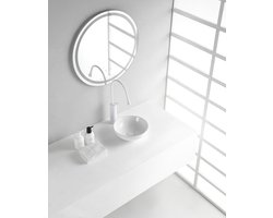 Wiesbaden Kimo Waskom Rond 27,5 x 10,5 cm - Keramiek Glans Wit