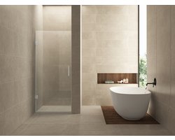 Wiesbaden Less Nisdeur Glasplaat - 80x200cm - 8mm - Helder Glas - Nano Coating