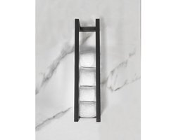 Wiesbaden Loft - Handdoekrek - 50x12.5x12.5cm - Mat Zwart