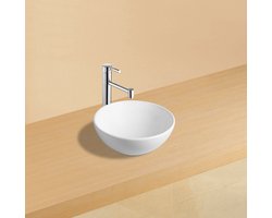 Wiesbaden Luna Waskom Rond 32,5 x 14 cm - Keramiek Glans Wit