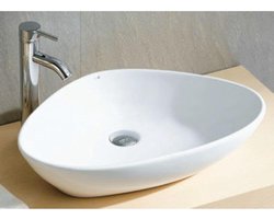 Wiesbaden opzetwastafel 59x39x13,5 cm, wit