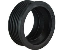 Wiesbaden Rubber Manchet 50 x 32 mm. - Zwart