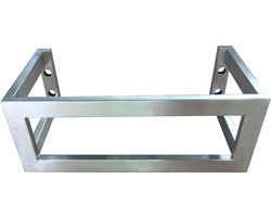 Wiesbaden RVS Montagebeugel Rechthoek 40x22x10cm