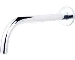 Wiesbaden SLIM 18mm uitloop rond 25cm 1/2" chroom