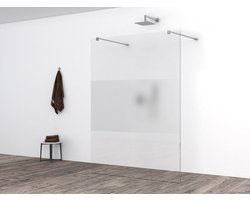 Wiesbaden Slim Glasplaat Nano Met Melkglas Middenband