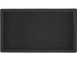 Wiesbaden - Sunk Inbouwnis - 30 x 60 x 7 cm. - Mat Zwart