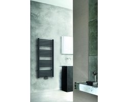 Wiesbaden Tower radiator 119 x 60 cm mat-zwart