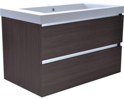 Wiesbaden Vision losse onderkast+2 laden 80x47 houtnerf grijs