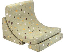 Wigiwama Teddy Moon Chair / Fauteuil - 80x65x55cm - Terrazzo Moss