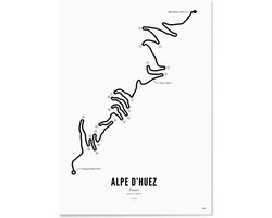 WIJCK. - Cycling - Alpe d'Huez - Tour de France 30 x 40cm