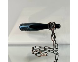 Wijn Fles Houder Ketting, Wijn Houder, Ketting Vorm, Bronzen, Wijnrek, Perfect Cadeau, Creatieve Decoratie