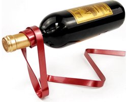 Wijn fles houder - Wijnrek - Wijnhouder- Decor - Cadeau strik look