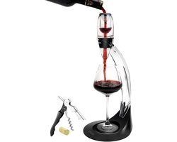 Wijnbeluchter Rode Wijn Decanter met Wijnfilter, Standaard en Kurkentrekker (Set)