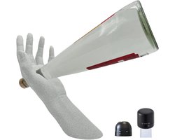Wijnflessenhouder hand - design wijnhouder - 1 stuk - wit marmer