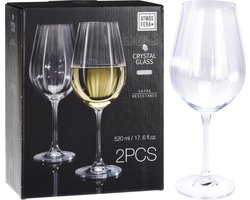 Wijnglas kristal 52 cl 2 sts