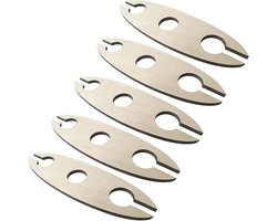 Wijnglashouder - Wijnrek - Wijn Serveren - Natuurlijk Hout - 22 x 7 cm - Multicolor