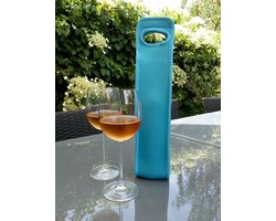 Wijnkoeler - Exclusief Blauw - isolerend - water - Champagne - koeler