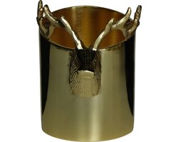 wijnkoeler hert half champagne goud small