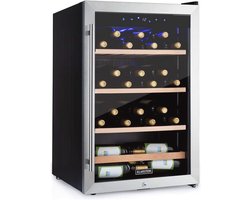 Wijnkoeler met glazen deur - Vrijstaand, 128 liter, voor 48 flessen, met touch control