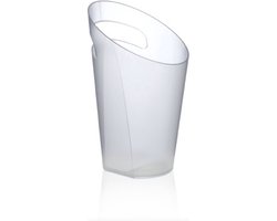 Wijnkoeler Transparant High Tube - 32 cm - Wijnemmer inclusief grote handgreep