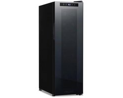 Wijnkoeler voor 12 flessen met dubbele glazen deur en compressorkoeling