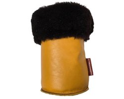 Wijnkoeler-Wijnaccessoires-Uniek van 100 % natuurlijk leer en wol-rode en witte wijn