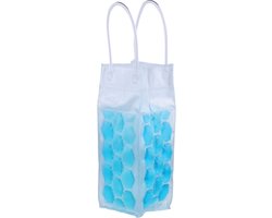 wijnkoeler - wine cooler bag - 2-10 h - wijnkoelertas - 10x10x25cm - picknick tas - koeltas - koelelement - fresh&cold - wijn tas -