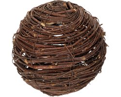 Wijnrankbol, naturel bruin, voor decoratie, Ø14cm H14cm