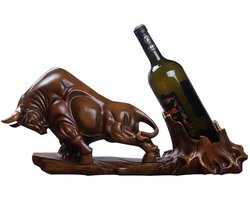 Wijnrek Decoratie - Fles Houder - Wijn Presenteren - Elegant Europees Design - Voor 1 Fles - Multicolor