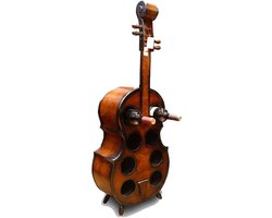 wijnrek Vioolstijl Houten houten wijnkelder Grote wijnkast Wijnrek Bardecoratie