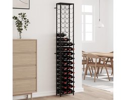 Wijnrek voor 57 flessen - Zwart Smeedijzeren Drankopslag