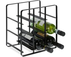 Wijnrek - voor 9 flessen - metaal