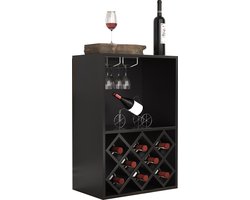 Wijnrek - wijnkast - opbergen drankflessen wijnflessen - drankenkast - barkast