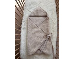 Wikkeldeken - Lieve Muis - Wol - Merinowol - Beige - maxicosi - kraamcadeau