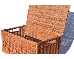 Wikkelen Kist - Ruime Opbergkist met Deksel, 60cm