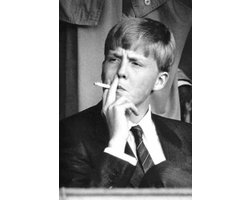 Willem Alexander Poster | The Goat | Zwart|Wit Poster | Prins Pils | Koning van Oranje | Koning Poster | Koninklijk Poster | Sigaret Poster | Vintage Poster | Historisch Poster | 60x90cm | Wanddecoratie | Muurposter | 3721 | Geschikt om in te lijsten