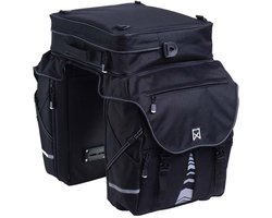 Willex Bagagetas XL 1200 - Dubbele Fietstas - 65 liter - Zwart
